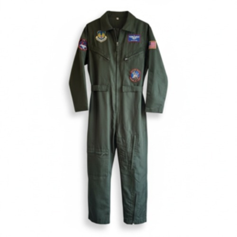 Top Gun Style Flight Suit Costume - Adult Small
